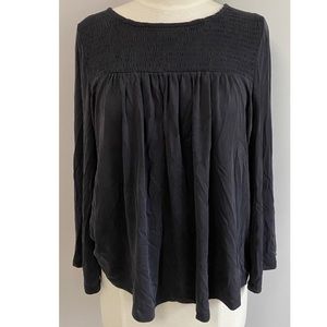 Lucky Brand smocked shirt